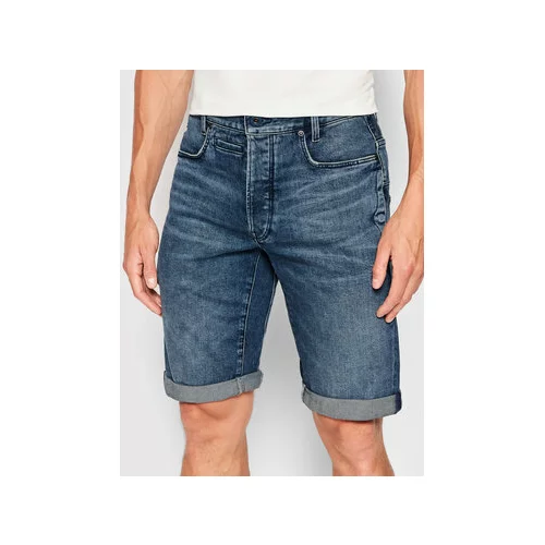 G-star Raw Jeans kratke hlače D-Staq 3D D10064-C052-C606 Modra Regular Fit
