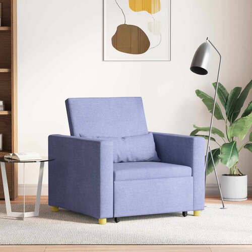SOFA na razvlačenje Singl Trapere plave boje 90 x 165 x 87 cm Cijene