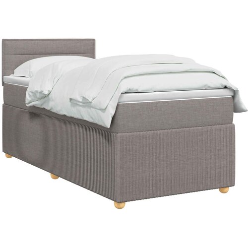  Boxspring krevet s madracem Sivosmeđa 80 x 200 cm Tkanina Cene