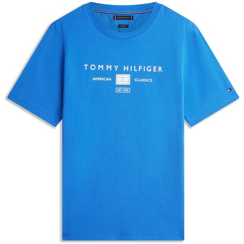 Tommy Hilfiger Majica modra / bela Cene