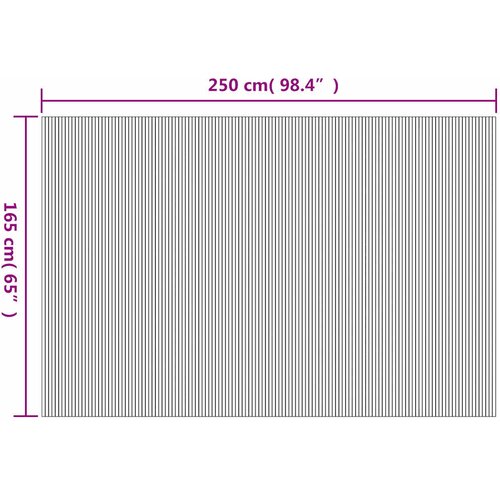  pregrada od bambusa &amp;scaron;irina 250 cm visina 165 cm prirodna Slike