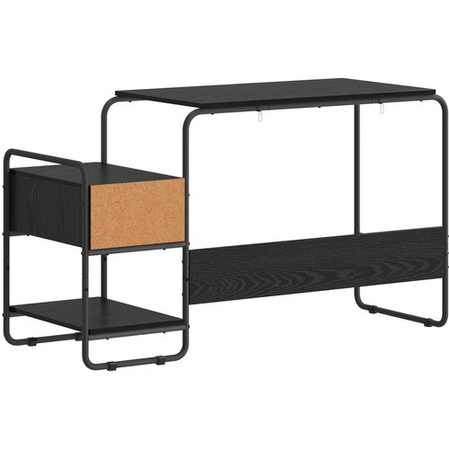  Stol s pohranom Crni hrast 131.5 x 50 x 75.5 cm Slike