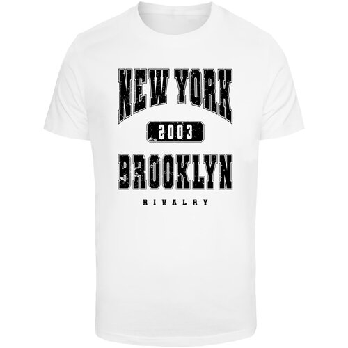 Mister Tee Men's T-shirt Brooklyn College Style white Cene