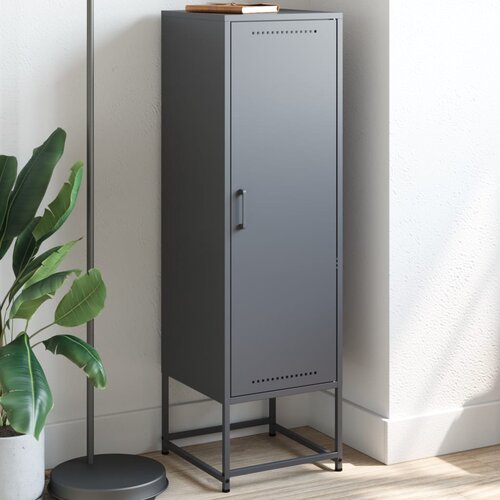 Furnova Visoka omara antracitna 36x39x123 cm jeklo, (21954804) Slike