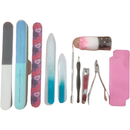 INF Komplet za striženje nohtov 12 v 1 Set za manikuro MultiColor, (21354449) Cene