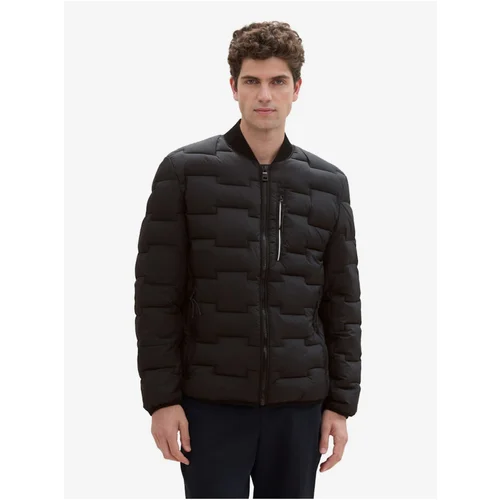 Tom Tailor Black men's quilted jacket - Men's