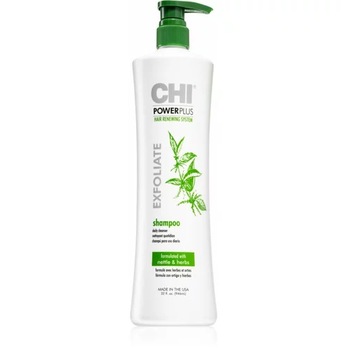 CHI Power Plus Exfoliate šampon za dubinsko čišćenje s umirujućim djelovanjem 946 ml