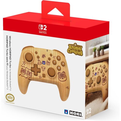 Hori pad Turbo Animal Crossing Wood Brown brezžični kontroler rjave barve za Nintendo Switch 1 & 2 Cene
