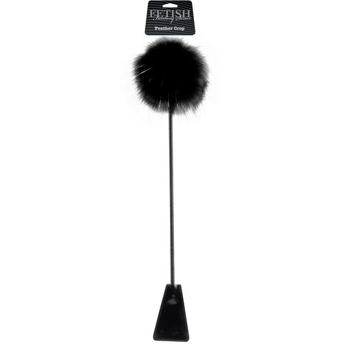 Fetish Fantasy Žgečkalo z loparčkom Fantasy Feather Crop Limited Edition, črno, (21132054) Slike
