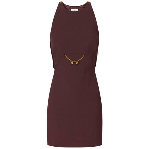 Elisabetta Franchi Kratke obleke AB80856E2 Bordo Slike