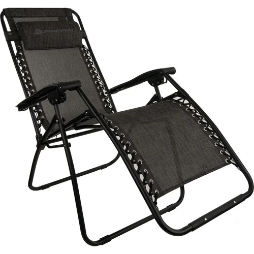 Alpine pro Folding camping chair-deckchair SITE dk.gray