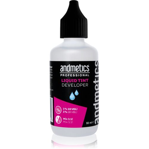 Andmetics Professional Liquid Tint Developer aktivacijska emulzija za barvo za obrvi in trepalnice 50 ml Slike