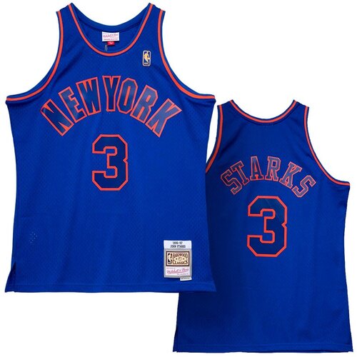 Mitchell And Ness mu&amp;scaron;ki John Starks 3 New York Knicks 1996-97 Mitchell &amp;amp; Ness Swingman dres Slike