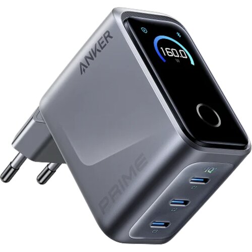 Anker Prime Charger (160W, 3 Ports, Smart Display) Silver Cijene