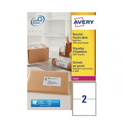Avery Zweckform Reciklirane etikete za pakete 199,6 x 143,5 mm Cene