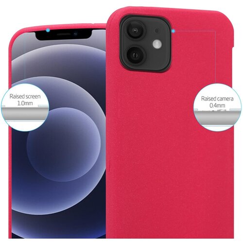 Cadorabo Ohišje, združljiv z Apple v Frost Red - Zaščitni pokrov iz fleksibilnega silikona TPU, (20570655) Cene