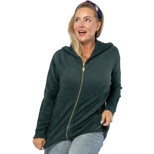 Pri Warm cardigan sweater made of fluffy knit fabric GRAZYNA Cijene