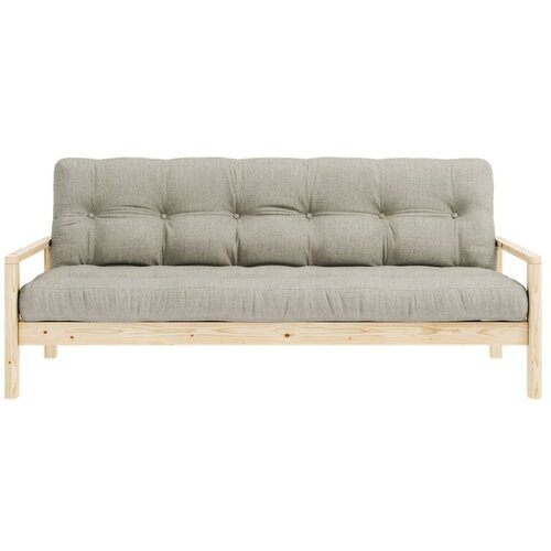 Karup Design Bež lanena sklopiva sofa 205 cm Knob – Cijene