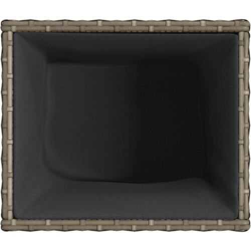  Vrtna sadilica siva 36 x 30 x 32 cm od poliratana Slike
