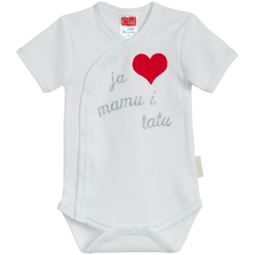 Clar bodi s natpisom mama i tata KR 01795 U bijela 62 Cijene