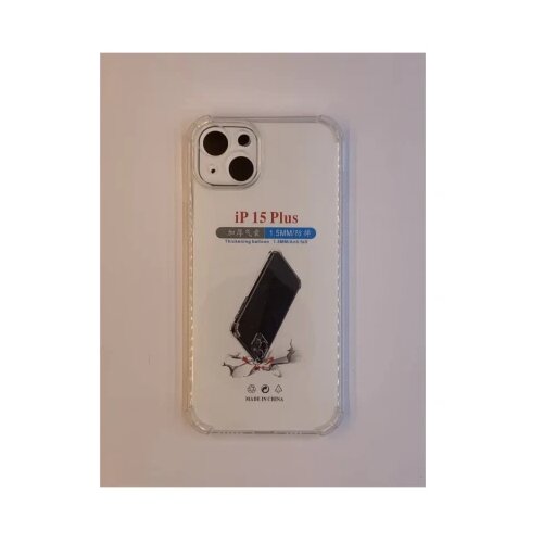 TYPHON iPhone 15+ transparent sa ojačanim ivicama Slike