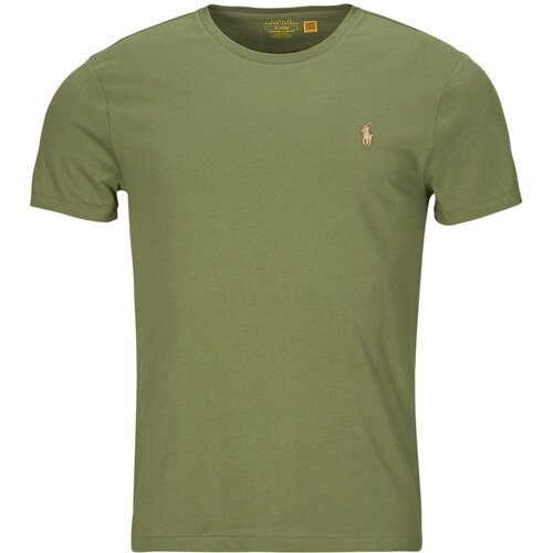 Polo Ralph Lauren Majice s kratkimi rokavi T-SHIRT AJUSTE EN COTON Kaki Cene