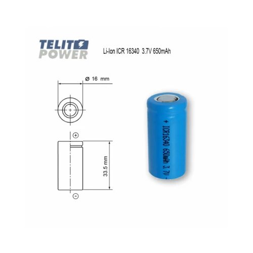 FOCUS POWER Li-Ion 3.7V 650mAh ICR16340 Slike