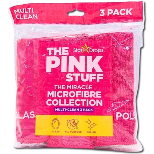 THE PINK STUFF Multi-Clean&amp;nbsp; Microfibre cloths 3/1 Slike
