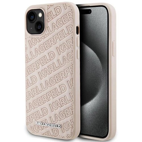 Karl Lagerfeld OVITEK PREŠIT OVITEK ZA IPHONE 15 PLUS ROZA, (21897072) Cene