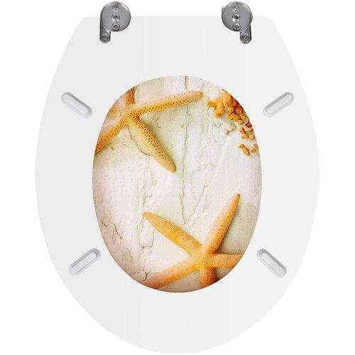  Sjedalo za WC &amp;scaron;koljku MDF dezen morske zvijezde Slike