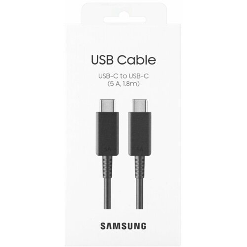 Samsung podatkovni kabel EP-DX510JBEG super fast charge type c na type c 100W 5A 1,8m - črn (blister) Cene