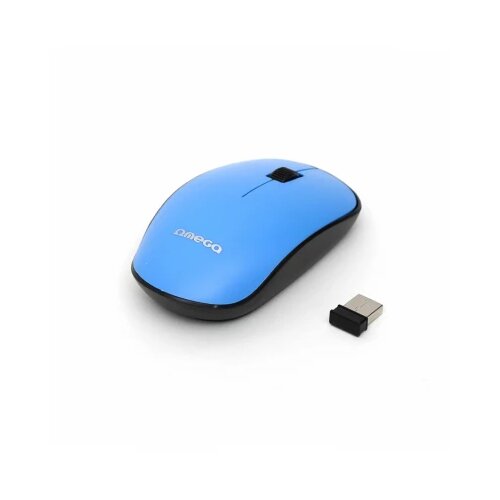 Omega Mouse OM0420WBL W plavi Cene