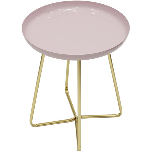 The home deco factory Pomožne mize GLOSSY Rožnata Slike