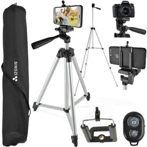 Izoxis stativ za mobitel i fotoaparat 45&amp;ndash;133 cm s daljinskim Slike