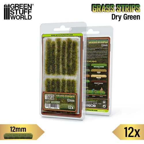 Green Stuff World Grass Tuft Strips 12mm Dry Green | Trake trave 12mm suvo zelene Cene