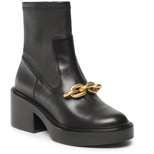 Coach Škornji Kenna Leather Bootie CK031 Black BLK