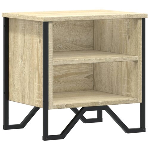 vidaXL Nočna omarica sonoma hrast 40x30x40 cm iverna plošča, (21327505) Cene