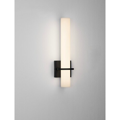 Nova Luce Bijela/mat crna željezna LED zidna lampa Luca &amp;ndash; Slike