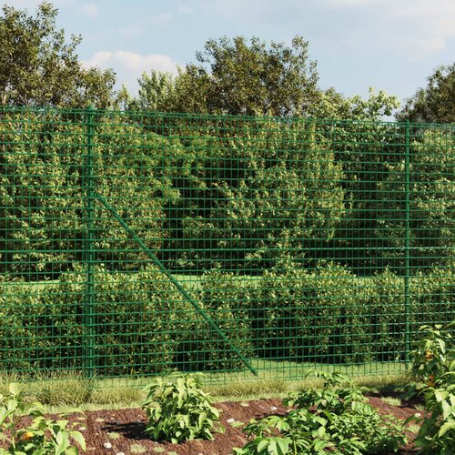 vidaXL Mrežna ograja s konicami za postavitev zelena 1,8x25 m Cene