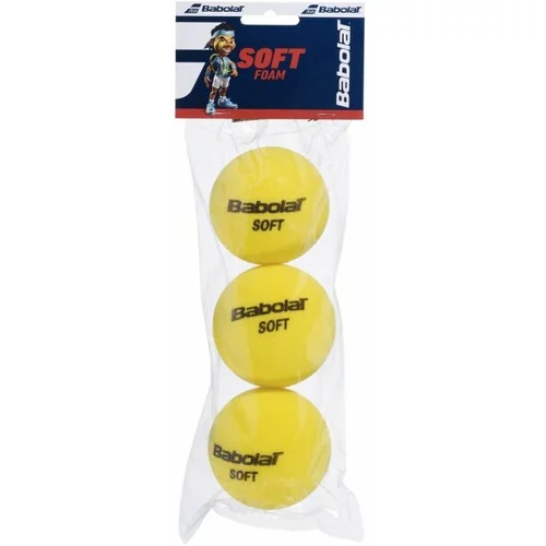 Babolat SOFT FOAM X3 Loptice za tenis za djecu, žuta, veličina