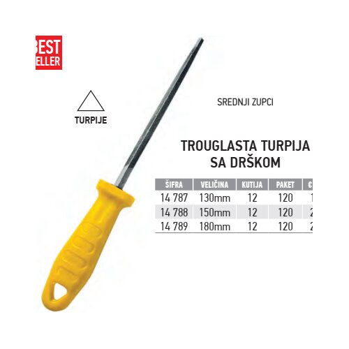 FF_Group FF Turpija trouglasta sa dr&scaron;kom 7" Cene
