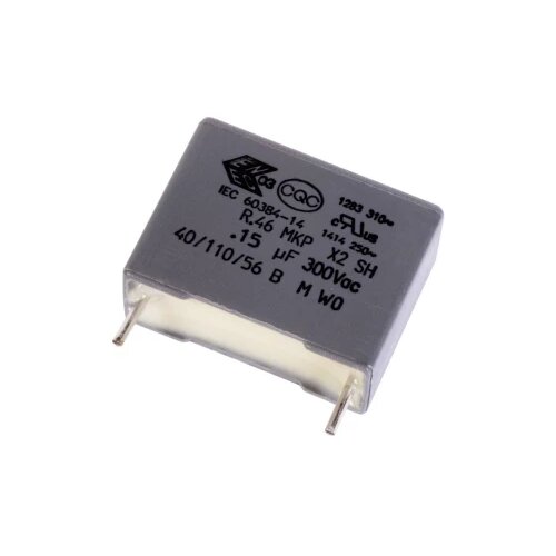 Kemet MKP-folijski kondenzator, radijalno ožičen 1 &amp;micro;F 10 % 22.5 mm R46KN410000N1K+ 1 kos Slike