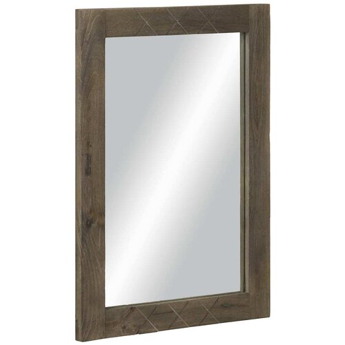 vidaXL Ogledalo za kupaonicu sivo 50x3x70 cm Puno drvo Mango Cijene