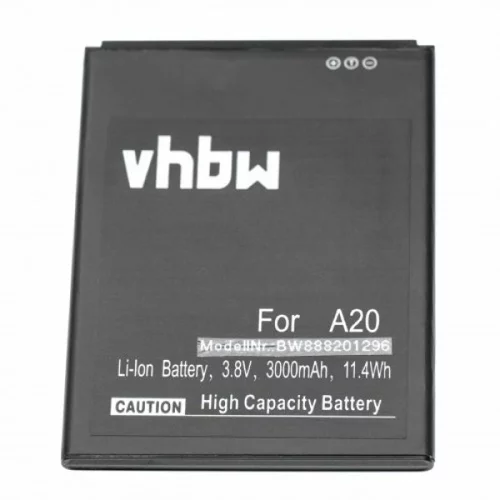 VHBW Baterija za Blackview A20 / A20 Pro, 3000 mAh