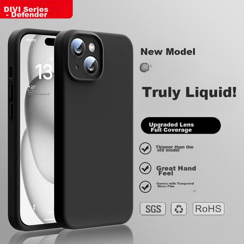  Divi Maska za mobilni telefon iPhone 15, Crna Cene