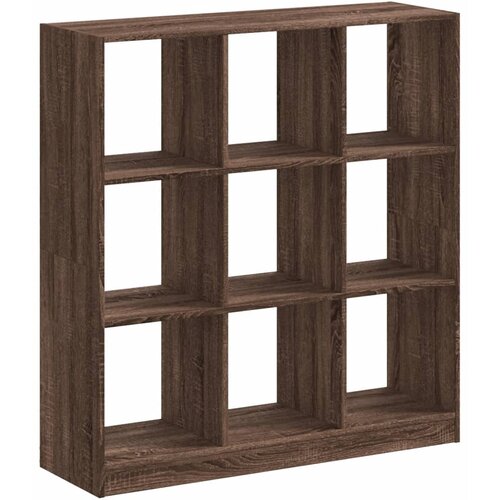  Regal za knjige boja hrasta 102 x 32 x 108 cm konstruirano drvo Slike