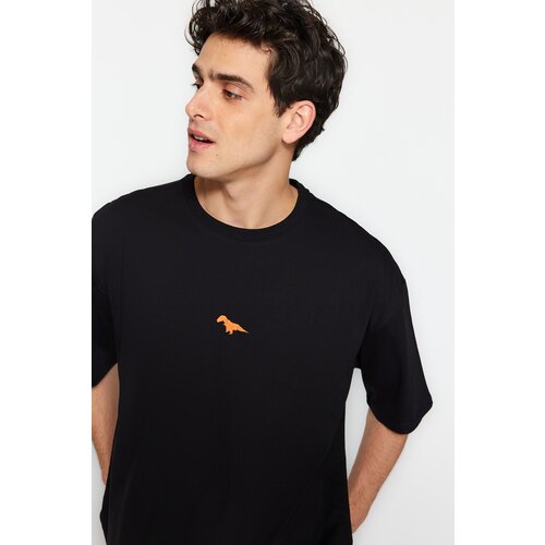 Trendyol T-Shirt - Black - Oversize Slike