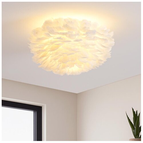 Brilagi Stropno svetlo FEATHER, 3xE27/40W/230V, prečnika 50 cm, belo Slike