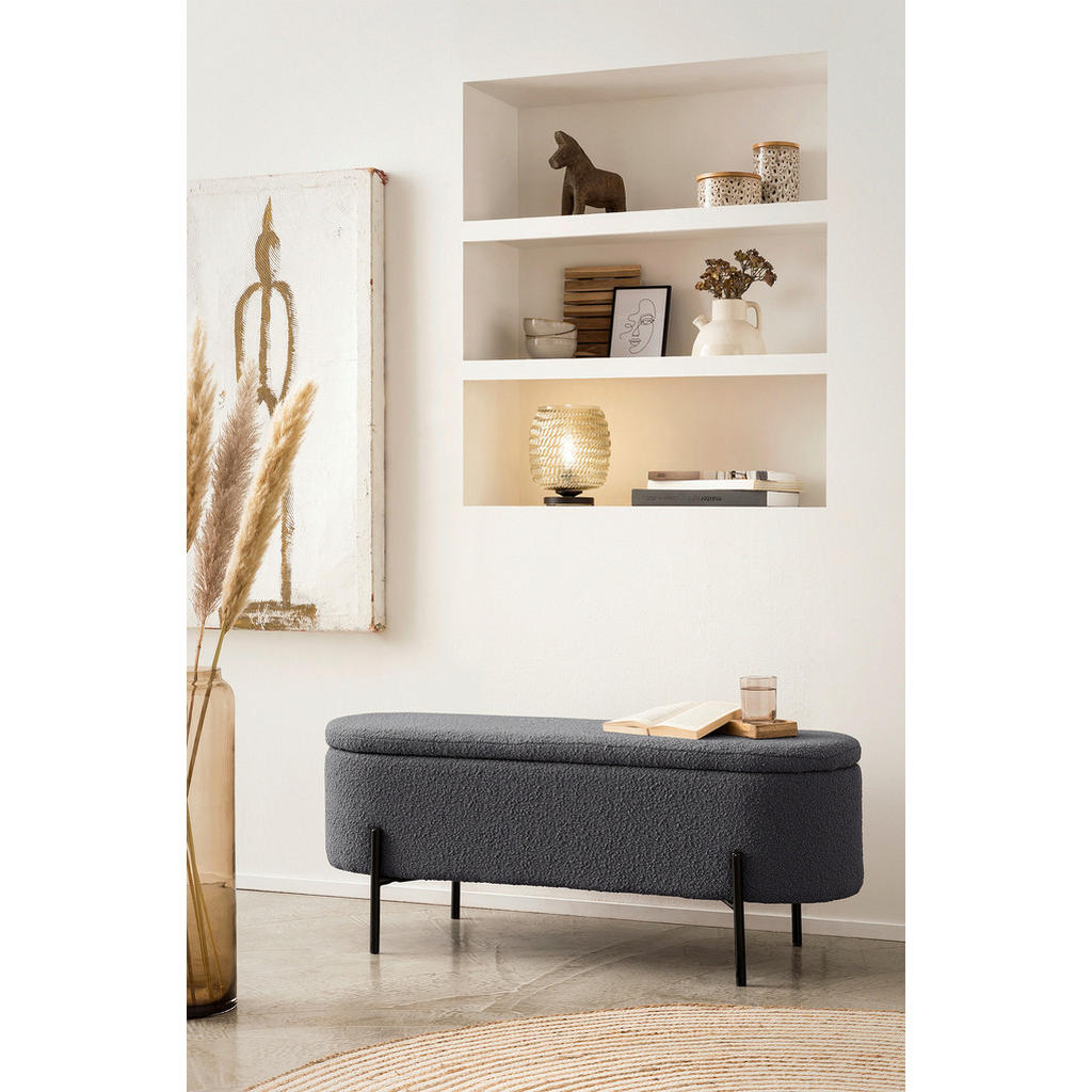 Livetastic Klop Boucl&amp;eacute;, Antracit Slike