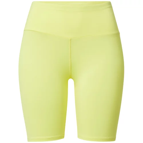 Hey Honey Sportske hlače neonsko žuta / siva